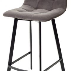 Полубарный стул CHILLI-QB SQUARE графит #14, велюр / черный каркас (H=66cm) М-City в Тавде - tavda.mebel24.online | фото