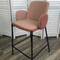 Полубарный стул NYX (H=65cm) VF109 розовый / VF110 брусничный М-City в Тавде - tavda.mebel24.online | фото