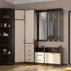 Прихожая ДИАНА-4 сек №29 (Венге/Дуб молочный) в Тавде - tavda.mebel24.online | фото 3