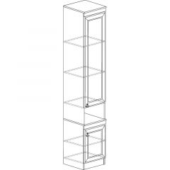Шкаф №617 Инна Денвер светлый в Тавде - tavda.mebel24.online | фото 2