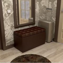 Пуф КВАДРО тип 2 Коричневый в Тавде - tavda.mebel24.online | фото