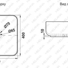 Раковина MELANA MLN-78110 в Тавде - tavda.mebel24.online | фото 2