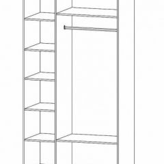 ГАММА Шкаф 3-х створчатый в Тавде - tavda.mebel24.online | фото 2