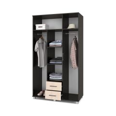 ЕВА Шкаф 3-х дверный Е34 в Тавде - tavda.mebel24.online | фото 4