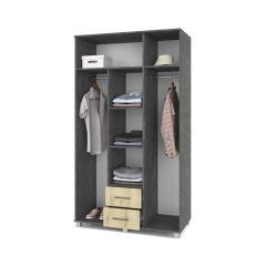 ЕВА Шкаф 3-х дверный Е34 в Тавде - tavda.mebel24.online | фото 8