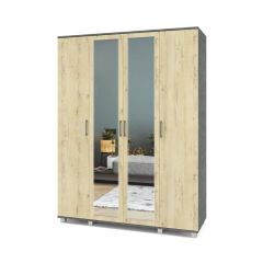 ЕВА Шкаф 4-х дверный Е41 в Тавде - tavda.mebel24.online | фото 7