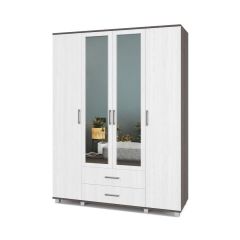 ЕВА Шкаф 4-х дверный Е43 в Тавде - tavda.mebel24.online | фото