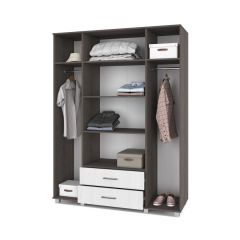 ЕВА Шкаф 4-х дверный Е43 в Тавде - tavda.mebel24.online | фото 2