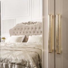 Шкаф 5-ти ств с зеркалами Мокко (бежевый) в Тавде - tavda.mebel24.online | фото 4