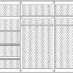 Шкаф 6-ти дверный с зеркалами (08.246) Ирина (беж) в Тавде - tavda.mebel24.online | фото 2