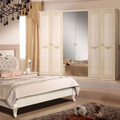 Шкаф 6-ти дверный с зеркалами (08.246) Ирина (беж) в Тавде - tavda.mebel24.online | фото 3