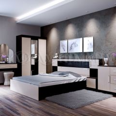 БАСЯ Шкаф (Дуб беленый/Венге) в Тавде - tavda.mebel24.online | фото 3