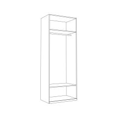 Шкаф для одежды 13.329 Валенсия в Тавде - tavda.mebel24.online | фото 2