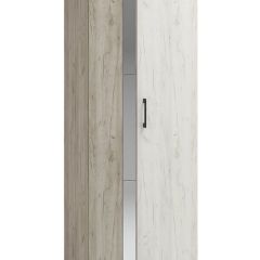Шкаф Эмма (Дуб Крафт серый/белый) в Тавде - tavda.mebel24.online | фото