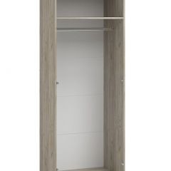 Шкаф Эмма (Дуб Крафт серый/белый) в Тавде - tavda.mebel24.online | фото 2