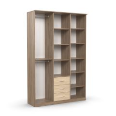 Шкаф комбинированный Дуэт Люкс с зеркалом в Тавде - tavda.mebel24.online | фото 5