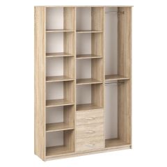Шкаф комбинированный Дуэт Люкс с зеркалом в Тавде - tavda.mebel24.online | фото 3