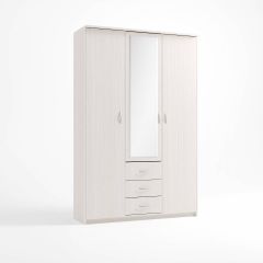 Шкаф комбинированный Дуэт Люкс с зеркалом в Тавде - tavda.mebel24.online | фото 6