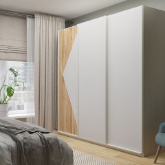 Шкаф-купе 2100 серии SOFT D7+D3+D3+B22+PL4 (по 2 ящика лев/прав+2штанги) профиль «Капучино» в Тавде - tavda.mebel24.online | фото 5