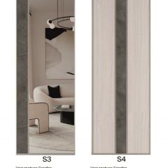 Шкаф-купе 2250 серии SILVER S5+S1+S5 B22+PL2 (по 2 ящика лев/прав+1 штанга+1 полка) профиль «Серебро» в Тавде - tavda.mebel24.online | фото 11