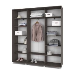 МАРТИН Шкаф-купе Анкор темный (2000*450)  М401 в Тавде - tavda.mebel24.online | фото 2