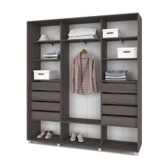 МАРТИН Шкаф-купе Анкор темный (2000*450)  М401 в Тавде - tavda.mebel24.online | фото 4