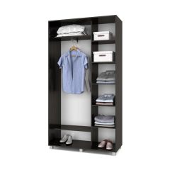 РОЛАНД Шкаф-купе с зеркалами Венге (450*1200) Р423 в Тавде - tavda.mebel24.online | фото 3