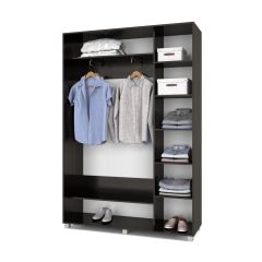 РОЛАНД Шкаф-купе с зеркалами Венге (450*1500) Р453 в Тавде - tavda.mebel24.online | фото 3