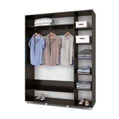 РОЛАНД Шкаф-купе с зеркалами Венге (450*1700) Р473 в Тавде - tavda.mebel24.online | фото 2