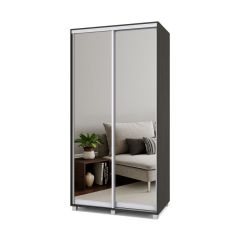 РОЛАНД Шкаф-купе с зеркалами Венге (600*1100) Р613 в Тавде - tavda.mebel24.online | фото