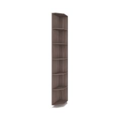 РОЛАНД Шкаф-купе с зеркалом Шимо темный (450*1600) Р462 в Тавде - tavda.mebel24.online | фото