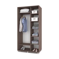 РОЛАНД Шкаф-купе с зеркалом Шимо темный (600*1100) Р612 в Тавде - tavda.mebel24.online | фото 2
