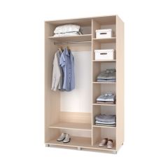 РОЛАНД Шкаф-купе зеркалом Млечный дуб (600*1500) Р652 в Тавде - tavda.mebel24.online | фото 2