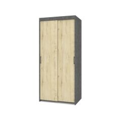 ТОМАС Шкаф-купе Камень темный - Ирландский дуб Т21 в Тавде - tavda.mebel24.online | фото