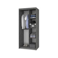 ТОМАС Шкаф-купе Камень темный - Ирландский дуб Т21 в Тавде - tavda.mebel24.online | фото 2