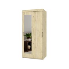 ТОМАС Шкаф-купе с зеркалом Ирландский дуб Т22 в Тавде - tavda.mebel24.online | фото