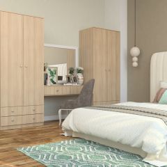 Шкаф Нина (М6) Ясень шимо светлый в Тавде - tavda.mebel24.online | фото