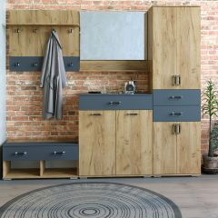 Шкаф с ящиками НКМ Бостон Секция 6 в Тавде - tavda.mebel24.online | фото 2