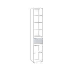 Шкаф с ящиком 13.202 Сидней в Тавде - tavda.mebel24.online | фото 2
