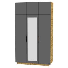 Шкаф с зеркалом "Аврора (H21_M)" в Тавде - tavda.mebel24.online | фото 19