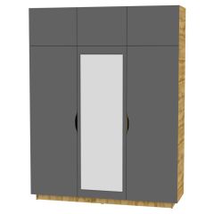 Шкаф с зеркалом "Аврора (H29_M)" в Тавде - tavda.mebel24.online | фото 19