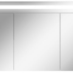 Шкаф-зеркало Аврора 100 с подсветкой LED Домино (DV8012HZ) в Тавде - tavda.mebel24.online | фото 1