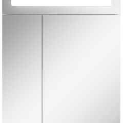 Шкаф-зеркало Аврора 60 с подсветкой LED Домино (DV8005HZ) в Тавде - tavda.mebel24.online | фото 4