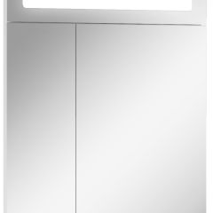 Шкаф-зеркало Аврора 60 с подсветкой LED Домино (DV8005HZ) в Тавде - tavda.mebel24.online | фото 1