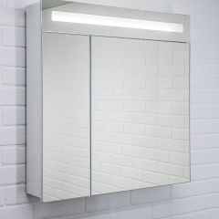 Шкаф-зеркало Аврора 65 с подсветкой LED Домино (DV8006HZ) в Тавде - tavda.mebel24.online | фото 6