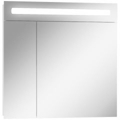 Шкаф-зеркало Аврора 70 с подсветкой LED Домино (DV8007HZ) в Тавде - tavda.mebel24.online | фото
