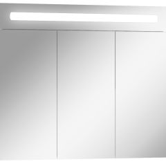 Шкаф-зеркало Аврора 80 с подсветкой LED Домино (DV8009HZ) в Тавде - tavda.mebel24.online | фото