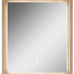 Шкаф-зеркало Nice 60 с подсветкой Домино (DN4706HZ) в Тавде - tavda.mebel24.online | фото 2