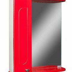 Шкаф-зеркало Радуга Красный 50 левый АЙСБЕРГ (DA1122HZR) в Тавде - tavda.mebel24.online | фото