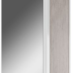 Шкаф-зеркало Uno 60 Дуб серый левый/правый Домино (DU1503HZ) в Тавде - tavda.mebel24.online | фото